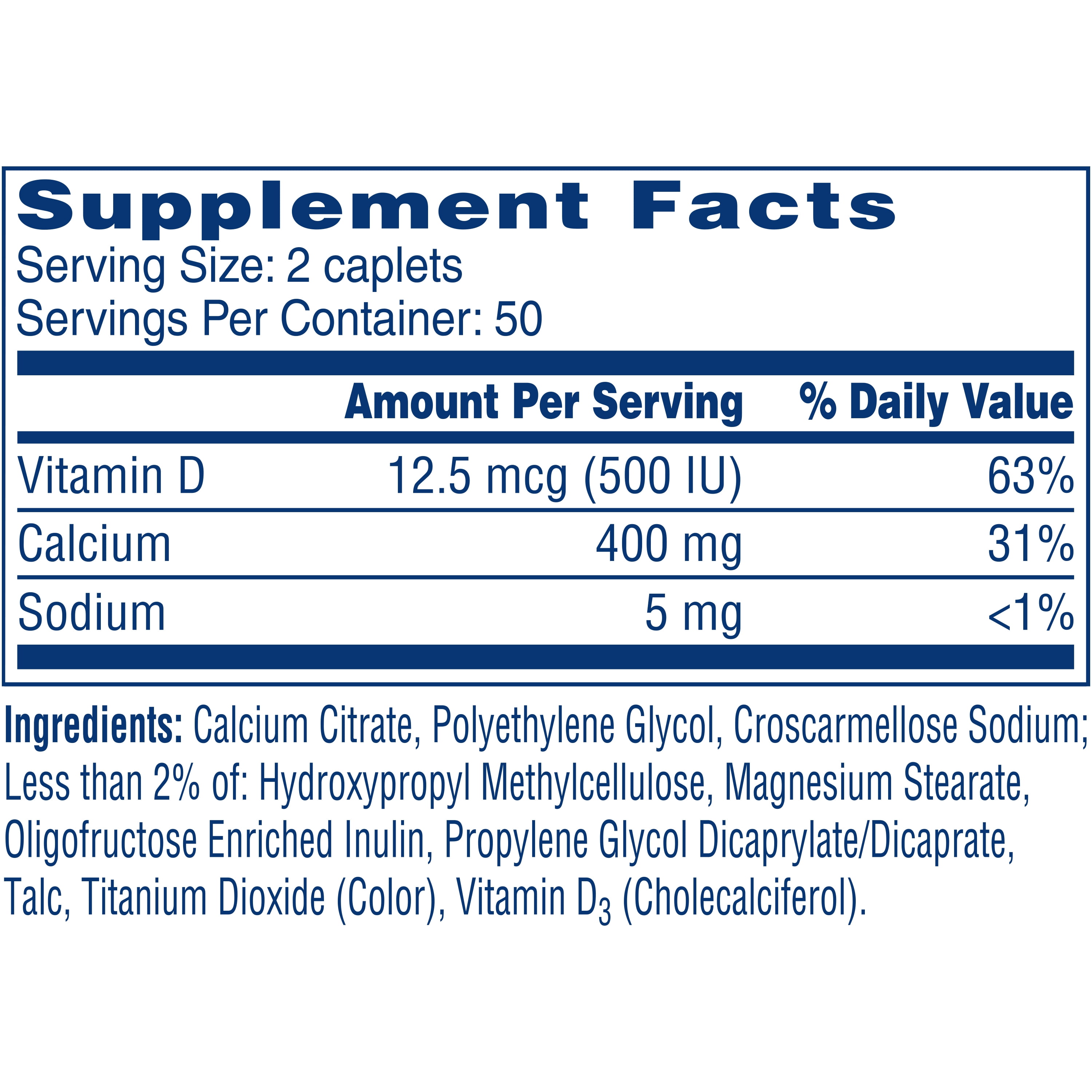 Citracal Petites Calcium And Vitamin D3 Supplement To