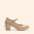 thumbnail image 2 of Zapatos de Tacón Mary Jane Edenia Nude para Mujer DREAM PAIRS con Tacón de 7 cm, 2 of 8