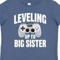 thumbnail image 4 of Inktastic Leveling Up to Big Sister Girls Baby T-Shirt, 4 of 5