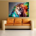 thumbnail image 1 of 5 piezas de abstracto juegos de pared ANIMAL LEÓN decoración de pared cuadros sin marco Macarena Pintura, 1 of 8