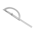 thumbnail image 4 of Stainless Steel 2-in-1 Angle & Ruler Measuring Tool with Locking Nut, 0-180° Protractor & 0-15cm Ruler, Clear Readings, 3 Sizes Available (80x120mm/120x150mm/150x200mm), Durable Multi-Functional, 4 of 6