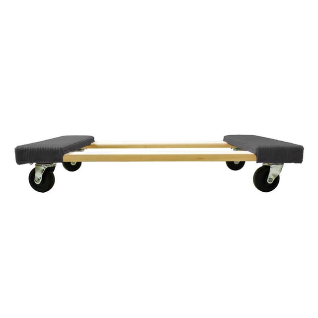 Madera dura Dolly HP con 4 ruedas, capacidad de 1000 kg