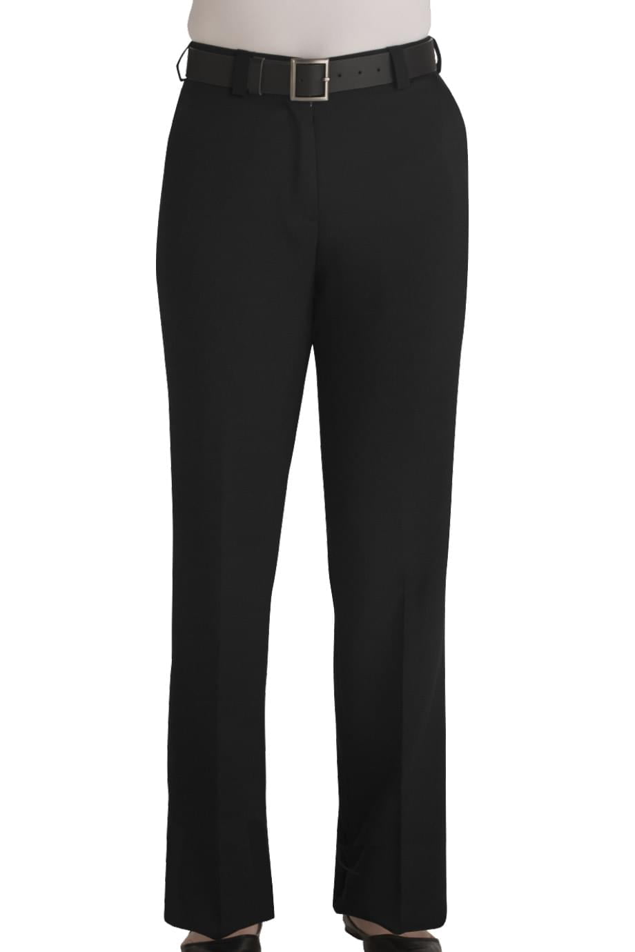 Black 4 UR Ed Garments Women's Classic Fit Flat Front Security Pant 