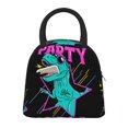 thumbnail image 1 of Gaeub Rex Dinosaur With Sunglasses Lunch Bag Water-Resistant, Leakproof, Durable, with Spacious Main Compartment and Front Pocket, for School, Work, Picnic, Outdoor Use-One Size, 1 of 6