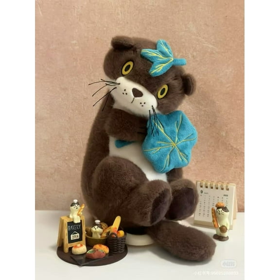 PawPawPatch OEKO-TEX standard 100 certificated cute comforting plush toy otter,коричневый