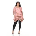 thumbnail image 2 of White Mark Women's 3/4 Sleeve Erie Tunic Top, 2 of 5