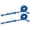 Cam Buckle 2" x 20', Blue, variant on "TWO 2"" x 20' E Track Cam Straps, Durable Cam Buckle Strap Cargo TieDowns, Heavy Duty Blue Polyester Tie-Downs, ETrack Spring Fittings, Tie Down Motorcycles, Trailer Loads, by DC Cargo Mall"