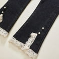 thumbnail image 6 of Kids Toddlers Girls Lined Jeans Winter Denim Jeggings Warm Pants, 6 of 7