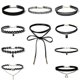 thumbnail image 3 of 10pcs Choker Necklace Adjustable Black Collar Necklaces For Women And Girls, 3 of 3