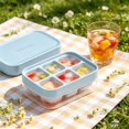 thumbnail image 5 of Compartments Tray Ice Making, Summer Ice Storage Box Tray for Home, Ice Tray, Blue, 5 of 5
