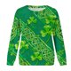 thumbnail image 4 of Xuyuer Womens St Patrick's Day Sweatshirt Shirt Shamrock Clover Printed Long Sleeve Pullover Tops, 4 of 7