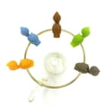 thumbnail image 6 of Kiplyki 5Pcs/set Squirrels Tea Bag Hanging Holder Cup Silicone Cup Marker Kitchen Gadget, 6 of 9