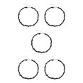 thumbnail image 3 of Guardoinrt Women Girls Beads Statement Necklace Fashionable And Versatile Addition black 5Set, 3 of 6
