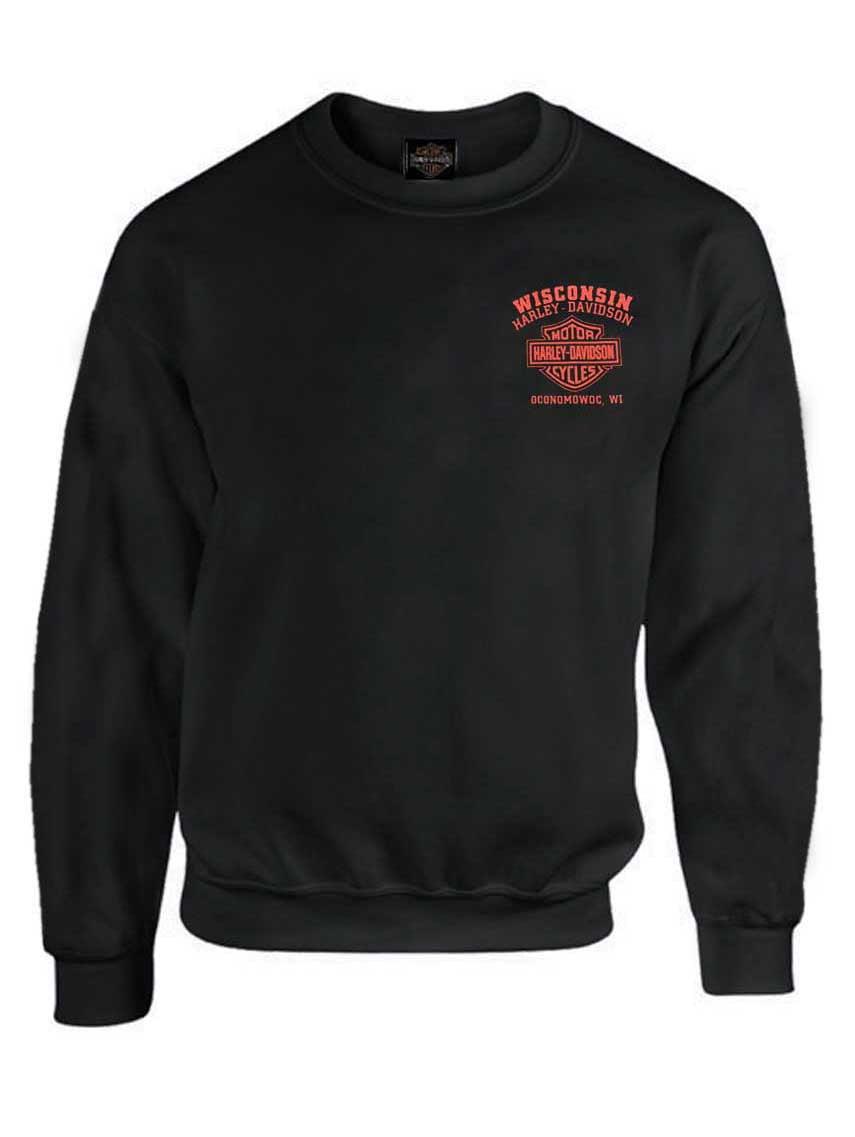 harley davidson skull sweatshirt
