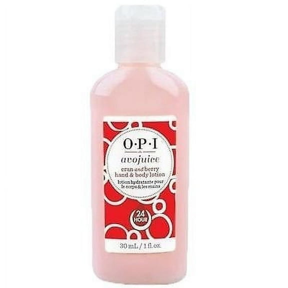 OPI AvoJuice Hand and Body Lotion, Cran and Berry 30ml/1 fl. oz.