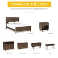 thumbnail image 4 of Novogratz Otis Mid-Century Modern Console Table, Dark Walnut, 4 of 14