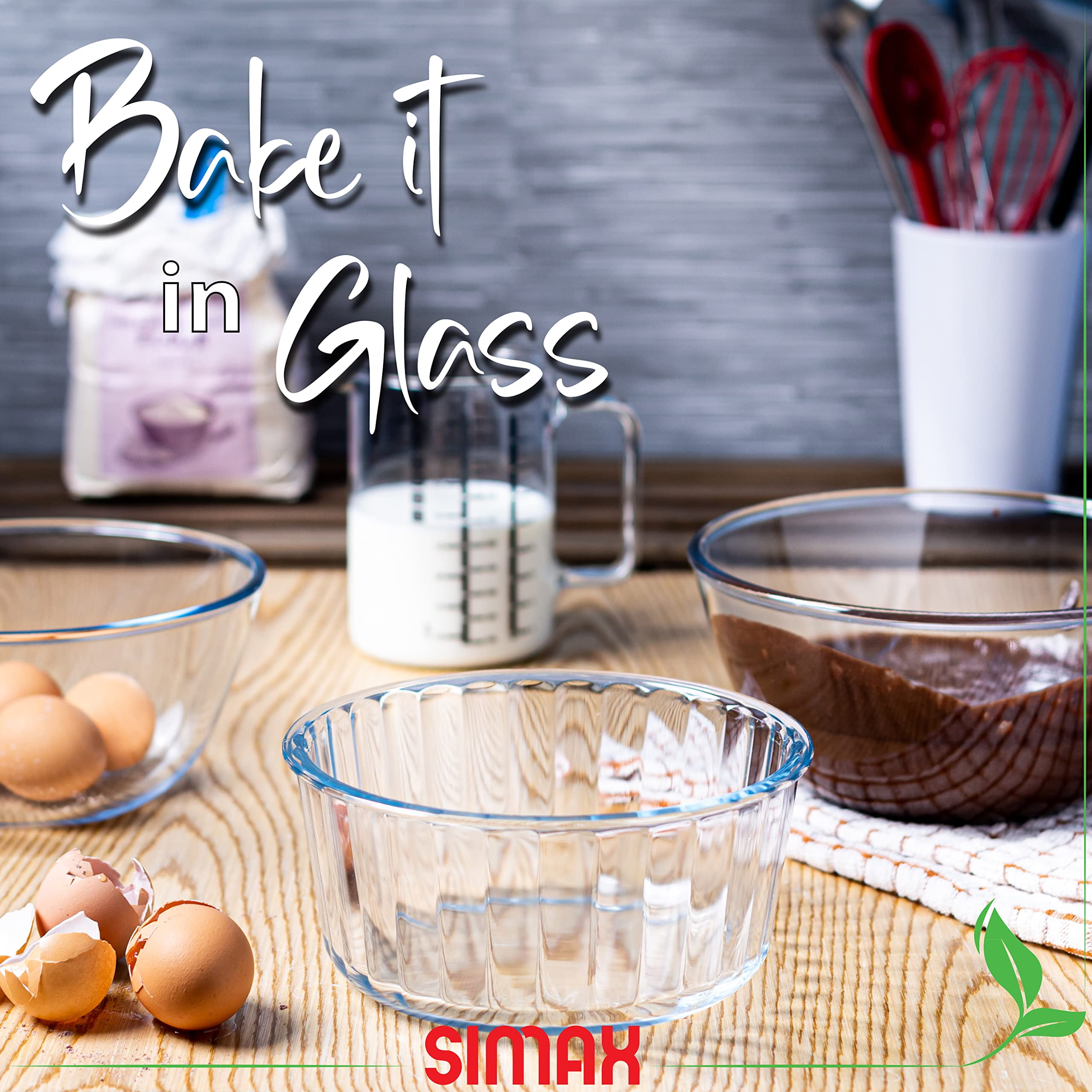  Simax Glass Measuring Cup  Durable Borosilicate Glass, Easy to  Read Metric Measurements- Liter, Milliliter, Ounce, Sugar Grams, Flour Grams,  Drip Free Spout, Microwave and Dishwasher Safe (16-Ounce): Home & Kitchen