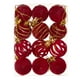 thumbnail image 4 of 12 Bolas Navideñas de Terciopelo Flocadas, Adornos Navideños de Plástico, Adornos Colgantes Decorativos para Árbol de Navidad., 4 of 7