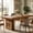 Brown, variant on Fnova 63'' Farmhouse Dining Table for 6 People, Rectangular Kitchen Dinner Table, Heavy-Duty Legs MDF Tabletop Industrial Style, for Family Meals, Banquets & Dining Room