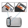 thumbnail image 3 of Electronics Accessories Dustproof Power Bank For Headphones For Charger USB Data Cable Digital Storage Bag Cable Organizer Earphone Wire Bag Data Cable Storage Bag GREY&ORANGE, 3 of 8