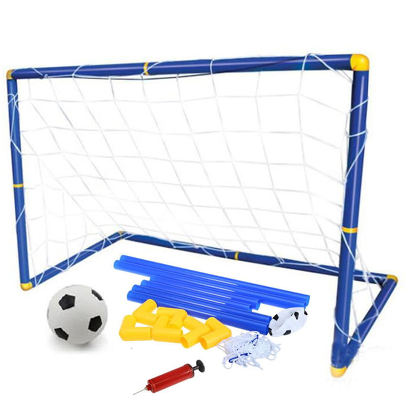 Children Kids Gift Portable Soccer-Door Football Training Target Net Goal Gate 
