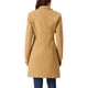 thumbnail image 3 of Abrigo de mujer de doble botonadura, moda de invierno, con solapa, abrigo exterior, talla L, caqui, 3 of 6