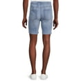 thumbnail image 3 of No Boundaries Mens Knit Denim Shorts, 3 of 5