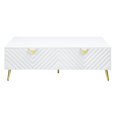 thumbnail image 2 of ACME Gaines Coffee Table in White High Gloss Finish, 2 of 5