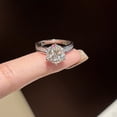thumbnail image 3 of Apaison Exquisite 3 Carat 9mm Moissanites Eternity Women Wedding Ring - Bridal Engagement 925 Sterling Silver Jewelry Gift, 3 of 7