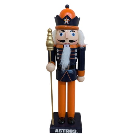 Houston Astros 12 Wooden Nutcracker Statue