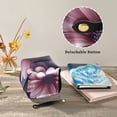 thumbnail image 3 of Purple Beautiful Flowers Tissue Box Cover Leather Square Rectangle Tissue Box Holder for Bathroom Living Room Desk Office Decor, 3 of 7