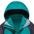 thumbnail image 4 of Mujeres 2 en un ejercicio Impermeable Chaqueta De Esquí Invierno Esquí Al Capa De Lluvia XXL, 4 of 9
