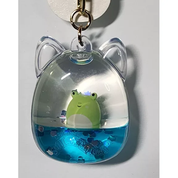 Tsunameez Squishmallows Wendy the Green Frog Floating Keychain NWT