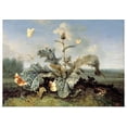 thumbnail image 1 of Great BIG Canvas | Rolled Otto (1619-1678) van Schrieck Poster Print entitled The Burdock Bush, 1 of 4