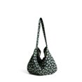thumbnail image 3 of MABULA - Bolso de mano con diseño de flores rotas para mujer, estilo japonés, de tela de algodón, informal, para compras, viajes, bandolera, para verano, 3 of 5