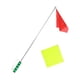 thumbnail image 2 of Bandera de entrenamiento para caballos, roja y amarilla, fácil de transportar, ligera, de 47 pulgadas, telescópica, de mano, para orientación en, 2 of 9