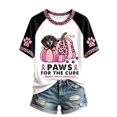 thumbnail image 5 of Jamsmile Women T-Shirts Crew Neck Tops Cancer Awareness Month Print Tee Shirts Soft Short Sleeve Oversized Tshirts, 5 of 5