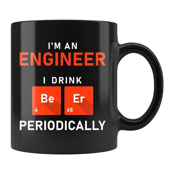 Beer Drinker Mug - Funny Gift for Beer Drinkers & Engineers