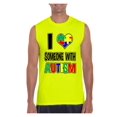 thumbnail image 1 of Mens I Love Someone With Autism Ultra Cotton Sleeveless T-Shirt, 1 of 5