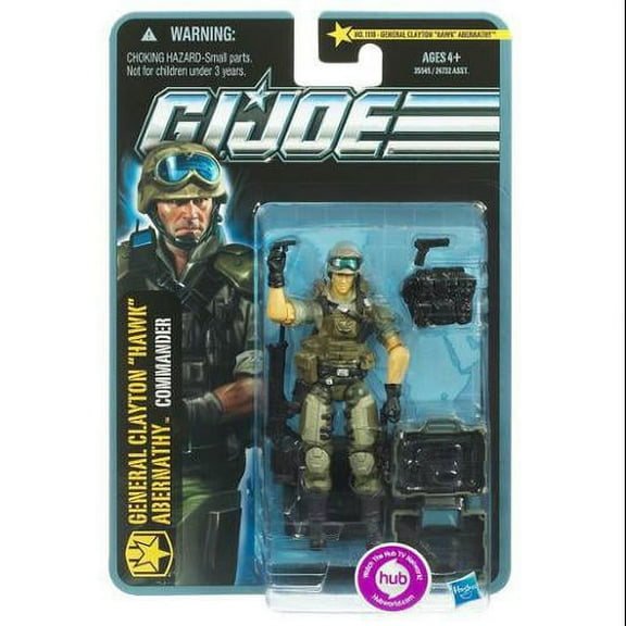 GI Joe Pursuit of Cobra General Clayton Hawk Abernathy Action Figure