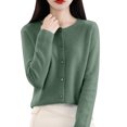 thumbnail image 2 of Cardigan Sweaters for Women Lightweight Button Down Long Sleeve Soft Y2k Trendy Casual 2025 Fall Fashion Outfits, 2 of 6
