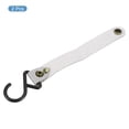 thumbnail image 3 of Uxcell PU Leather S Shelf Camping Hook Plastic Hanger for Hanging Pots Pans, Grey 2 Pack, 3 of 7