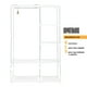 thumbnail image 5 of Closet Armable Ropero Pequeño Organizador Para Ropa Portatil Color Gris, 5 of 12