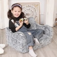thumbnail image 4 of Sofá para niños pequeños MOMCAYWEX Star que brilla en la oscuridad con almohada, 4 of 6