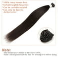 thumbnail image 5 of SEGO I Tip Hand-Tied Human Hair Extensions Cold Fusion Off Black 100 Strands Soft Straight Remy Hair Pre Bonded Stick Shoelace Tips, 5 of 9