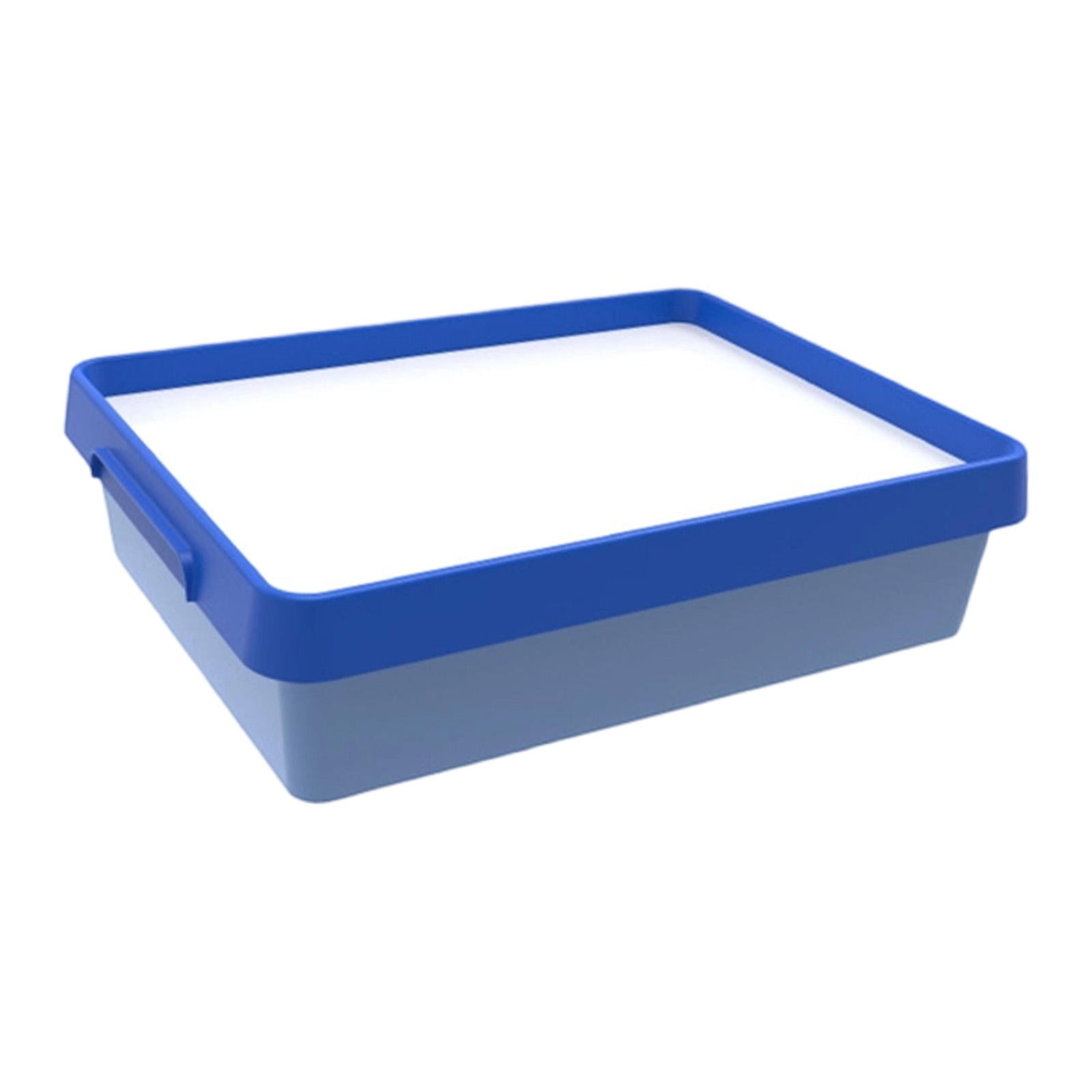 LeeQinersw Sand Painting Light Box Boys Girls Color Shape Cognition Sensory Light Table Blue