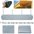 thumbnail image 2 of Housse de Store Extérieur, Argent 2m/6.56 Pieds, Housse de Store de Patio, Housse de Store à Rouleau Rétractable, Tissu Oxford Anti-Poussière, Housse de Store de Pluie, 2 of 5