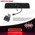 thumbnail image 3 of Smoke Full LED 3rd Third Brake Blade 2009-2018 for Ram 1500 2500 3500-, 3 of 4