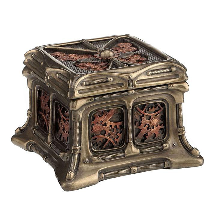 Steampunk Medic Jewelry Trinket Box Home Decor Science Fiction 