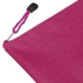 thumbnail image 4 of Uxcell A4 Document Pocket Storage Pouch Waterproof Zipper File Bags, Rose Red 5 Pack, 4 of 6